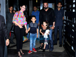 Sanjay Dutt and Manyata Dutt snapped with their kids