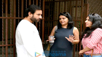 Saif Ali Khan snapped post a meeting in Bandra