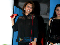 Neetu Singh snapped post dinner at Olive