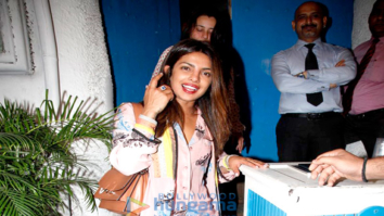 Priyanka Chopra, Ileana D’Cruz, Goldie Behl and Mohit Suri snapped at Olive in Bandra