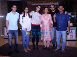 Kangana Ranaut snapped with her family post dinner in Bandra