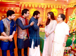 Katrina Kaif & Mammootty at the Navratri celebrations organized by Kalyan Jewellers