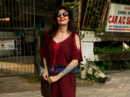 Sangeeta Bijlani snapped post a spa session in Juhu