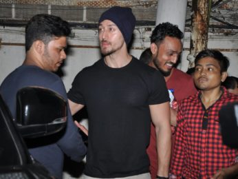 Tiger SHroff and RInzing Denzongpa snapped post movie at PVR