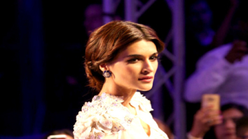 Sidharth Malhotra, Kriti Sanon and Karan Johar walk the ramp for Manish Malhotra’s Design One show in Dubai