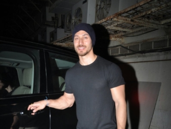 Tiger SHroff and RInzing Denzongpa snapped post movie at PVR