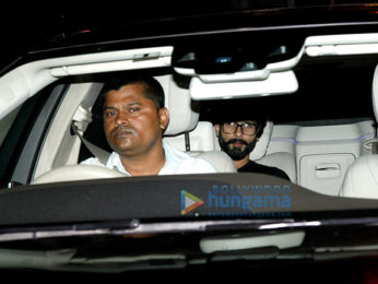 Shahid Kapoor and Mira Kapoor snapped at Karan Johar's house