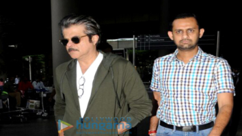 Anil Kapoor is seen sporting 'Fanney Khan' look whilst returning from Dubai