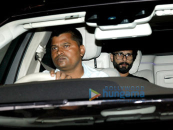 Shahid Kapoor and Mira Kapoor snapped at Karan Johar's house