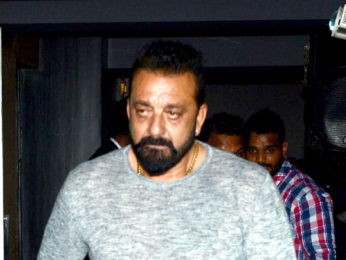 Sanjay Dutt & Aditi Rao Hydari at PlayBoy cafe in CP Delhi