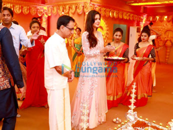 Katrina Kaif & Mammootty at the Navratri celebrations organized by Kalyan Jewellers