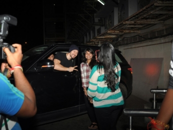 Tiger SHroff and RInzing Denzongpa snapped post movie at PVR