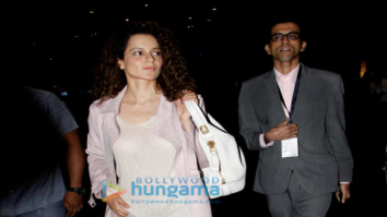 Varun Dhawan, Alia Bhatt and Kangna Ranaut snapped at the airport