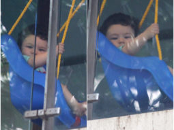 ADORABLE: Taimur Ali Khan enjoys his day swinging away in these latest photos!