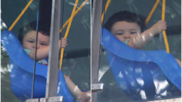 ADORABLE: Taimur Ali Khan enjoys his day swinging away in these latest photos!
