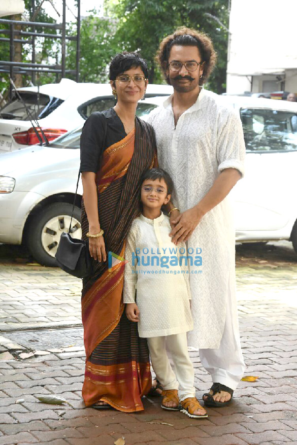 aamir khan and family snapped on eid today 1