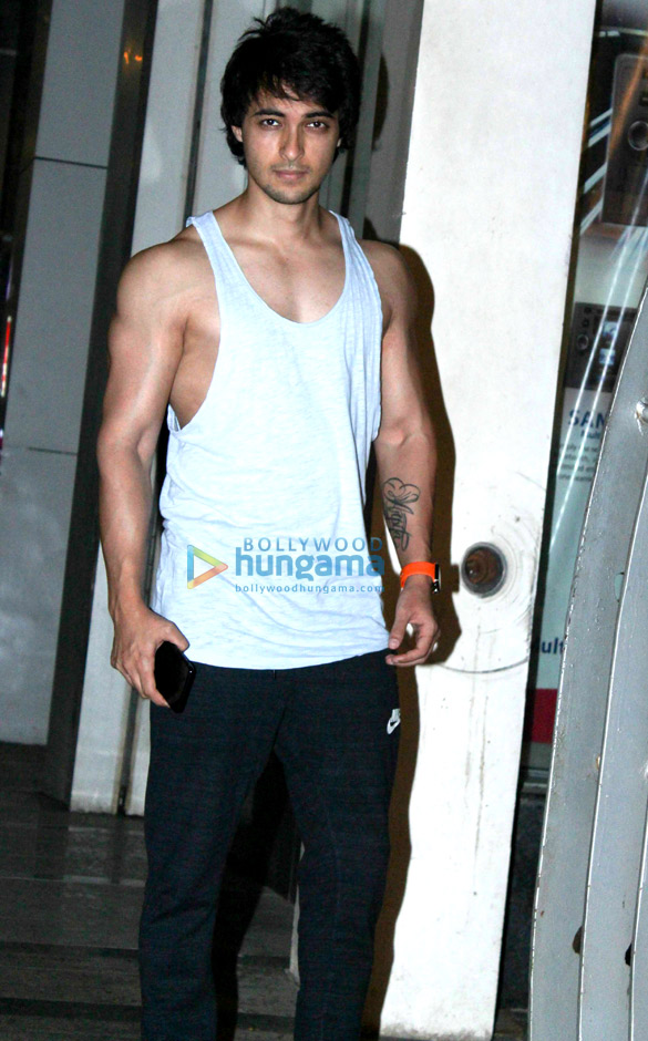 Aayush Sharma spotted at a Khar gym