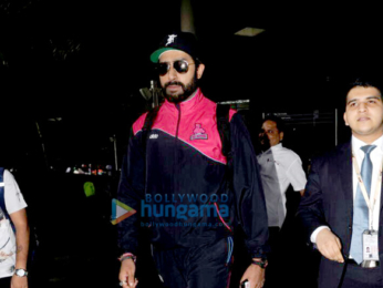 Abhishek Bachchan arrives at the Mumbai airport