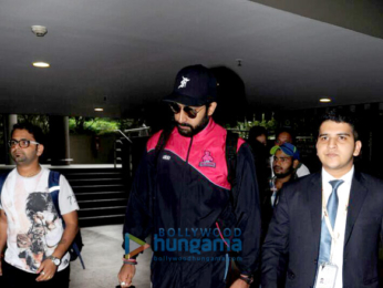 Abhishek Bachchan arrives at the Mumbai airport