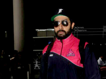 Abhishek Bachchan arrives at the Mumbai airport