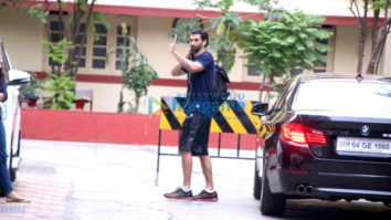 Aditya Roy Kapur snapped at the gym