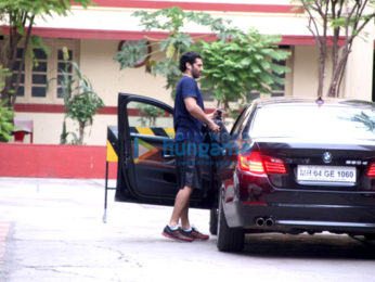 Aditya Roy Kapur snapped at the gym