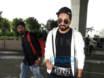 Arjun Kapoor and Ayushmann Khurrana snapped at the airport