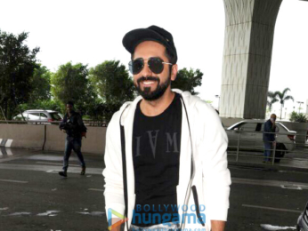Arjun Kapoor and Ayushmann Khurrana snapped at the airport