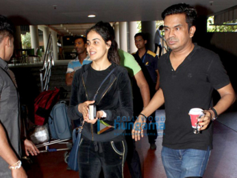 Arjun Rampal, Sidharth Malhotra, Kalki Koechlin snapped at the airport