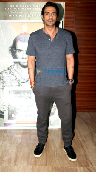 Arjun Rampal snapped promoting his film Daddy