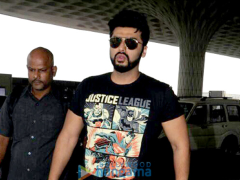Arjun Kapoor, Vivek Oberoi and Pritam Chakraborty snapped at the airport in the morning