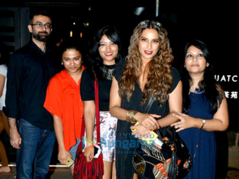 Bipasha Basu snapped with close friends post dinner at Yauatcha