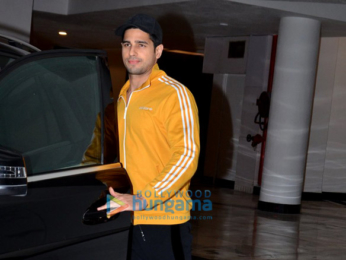 Karan Johar and Sidharth Malhotra snapped post dinner at Manish Malhotra's house