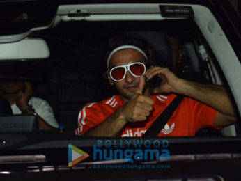Ranveer Singh snapped after dubbing for 'Padmavati'