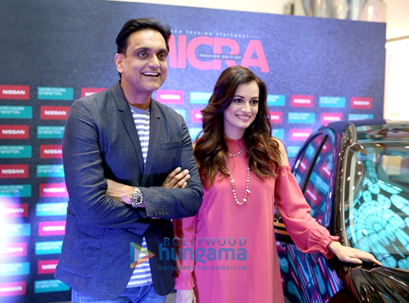 dia mirza graces the launch of new nissan india micra 5