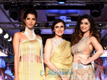 Divya Khosla Kumar walks the ramp at Bombay Times Fashion Week