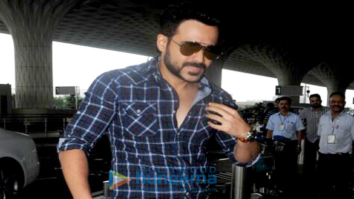 Emraan Hashmi and Hema Malini snapped at the airport