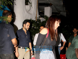 Emraan Hashmi snapped with his wife Parveen Shahani