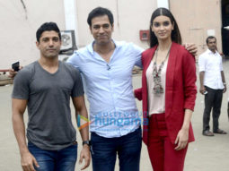 Farhan Akhtar and Diana Penty promote their film ‘Lucknow Central’