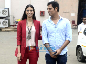 Farhan Akhtar and Diana Penty promote their film 'Lucknow Central'