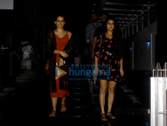 Fatima Sana Shaikh and Sanya Malhotra snapped post dinner in Bandra