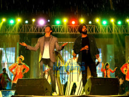 Gippy Grewal & Farhan Akhtar snapped promoting Lucknow Central in Chandigarh