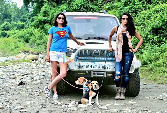 Gul Panag snapped on her road trip through the North East