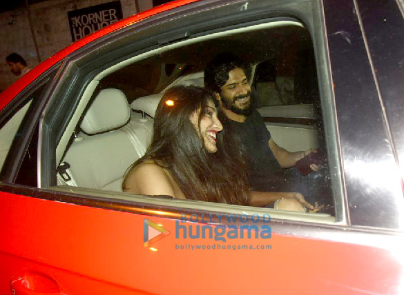 Harshvardhan Kapoor snapped with a mystery girl post dinner at The Korner House Harshvardhan Kapoor snapped with a mystery girl post dinner at The Korner House