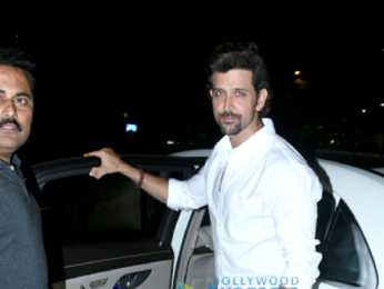 Hrithik Roshan, Sussanne Roshan and kids snapped post dinner at Yautcha Bandra