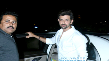 Hrithik Roshan, Sussanne Roshan and kids snapped post dinner at Yauatcha Bandra