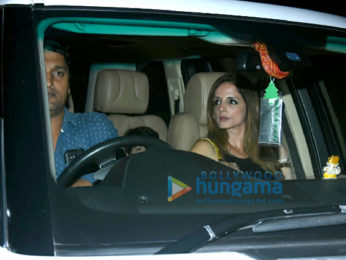 Hrithik Roshan, Sussanne Roshan and kids snapped post dinner at Yautcha Bandra