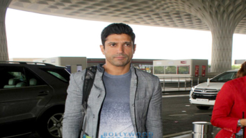 Farhan Akhtar and Karisma Kapoor snapped at the airport