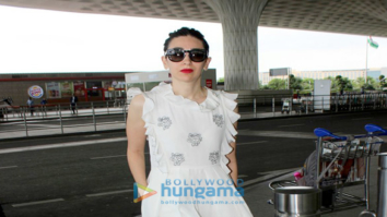 Farhan Akhtar and Karisma Kapoor snapped at the airport