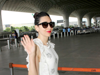 Farhan Akhtar and Karisma Kapoor snapped at the airport
